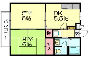 ビーライン須恵の物件間取画像